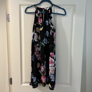 Black and floral dress. Size Medium